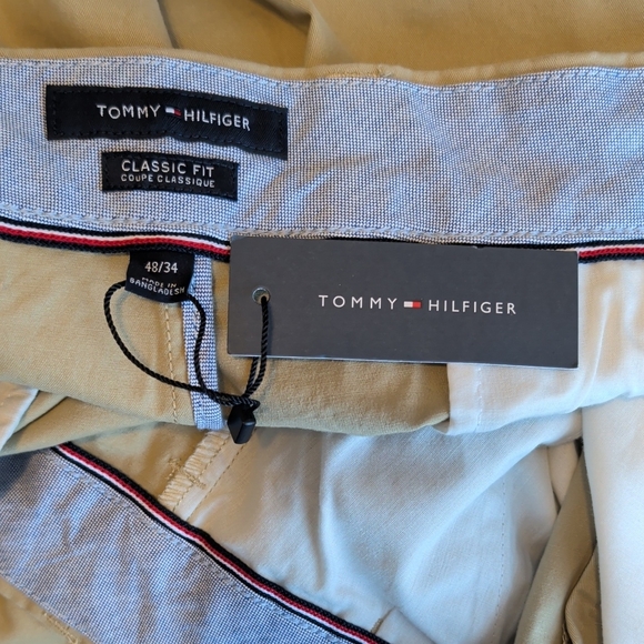 NWT Tommy Hillfiger Classic Fit Men's Pants 48x34 - Picture 6 of 8